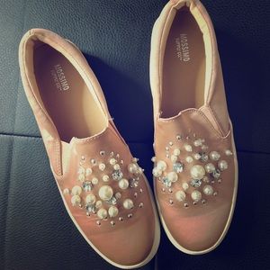 Pearl slip-on sneaker
